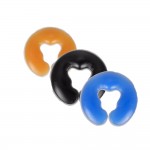 Habys U-Shape Silicone face pad Black 94049090002 Προσκέφαλο Σιλικόνης πέταλο